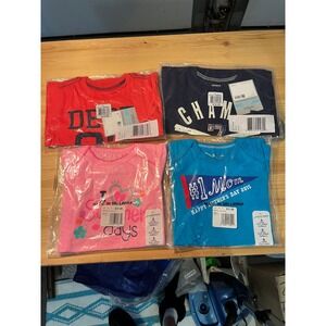 NWT Carters Jumping Beans Baby Tops Bundle 3-6M Bodysuits Graphic Tees 4pc